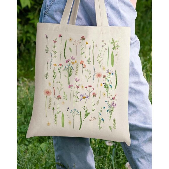 Trendy and Machine Washable Cotton Tote Bag for Shopping, Beach, and Daily Use - Picture 8 of 8